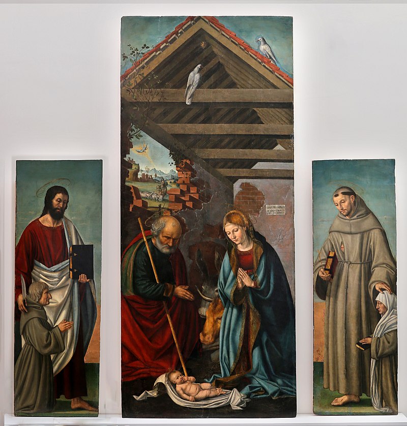 21-Natività con i santi Bartolomeo e Francesco-Museo Palazzo Gavotti