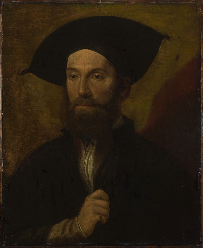 51-Ritratto di uomo con grande cappello-National Gallery Londra