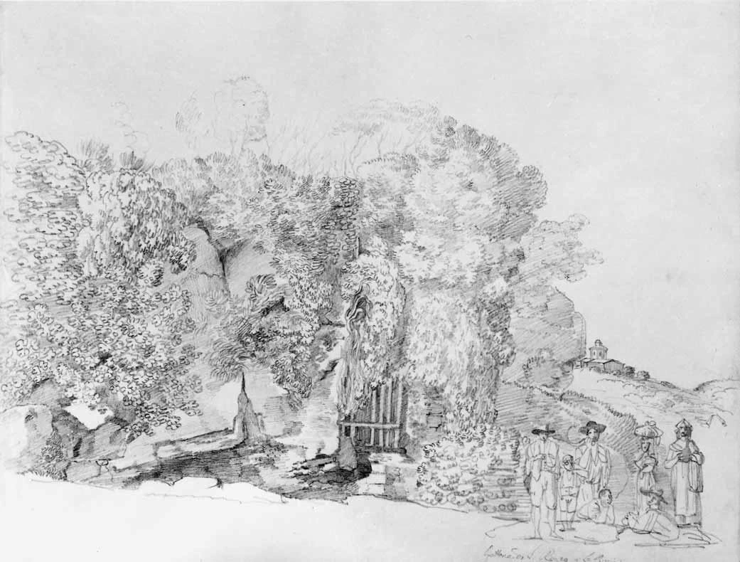 Luigi Basiletti 30 Grotte di san Rocco a la Roccia