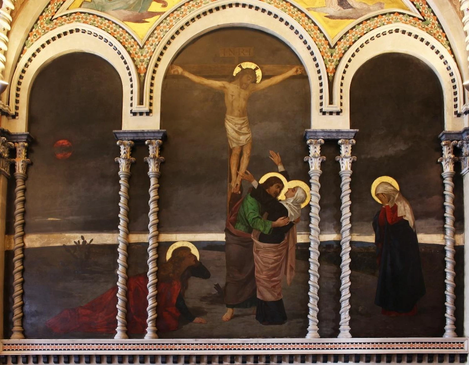 Cesare Bertolotti 58 Crocifissione di Gesù Chiesa Santa Maria delle Grazie Brescia
