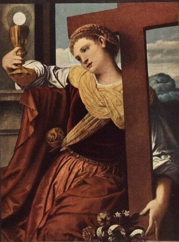 25 Bonvicini Alessandro Moretto Allegoria della Fede Hermitage, San Pietroburgo