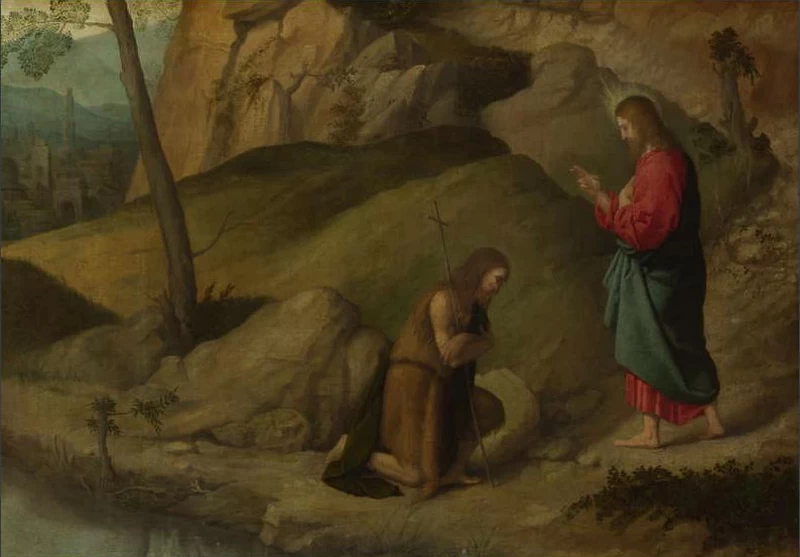 Il Moretto 212 Cristo benedice il Battista National Gallery Londra