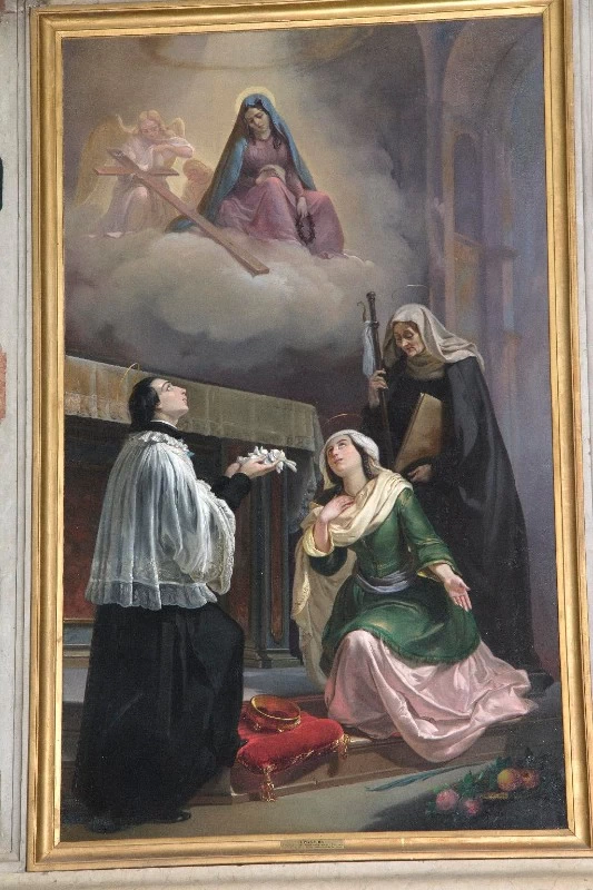 Luigi Campini 13 Madonna con S. Luigi Gonzaga S. Dorotea e S. Angela Merici beweb