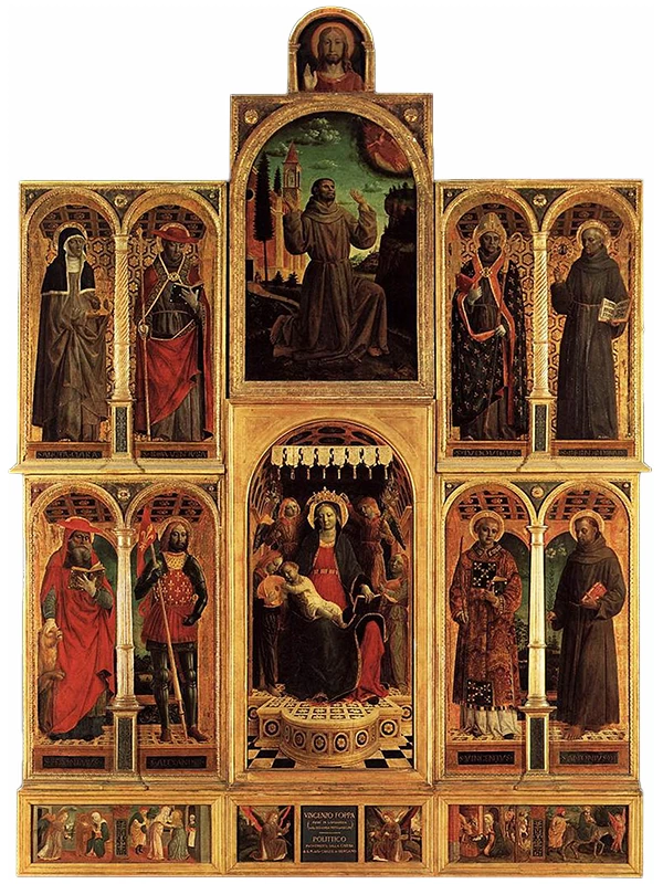1-Vincenzo Foppa-pala di santa Maria delle Grazie