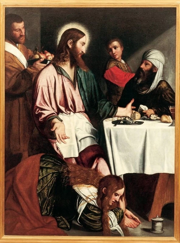  44-Cena di Emmaus-copia dal Moretto 