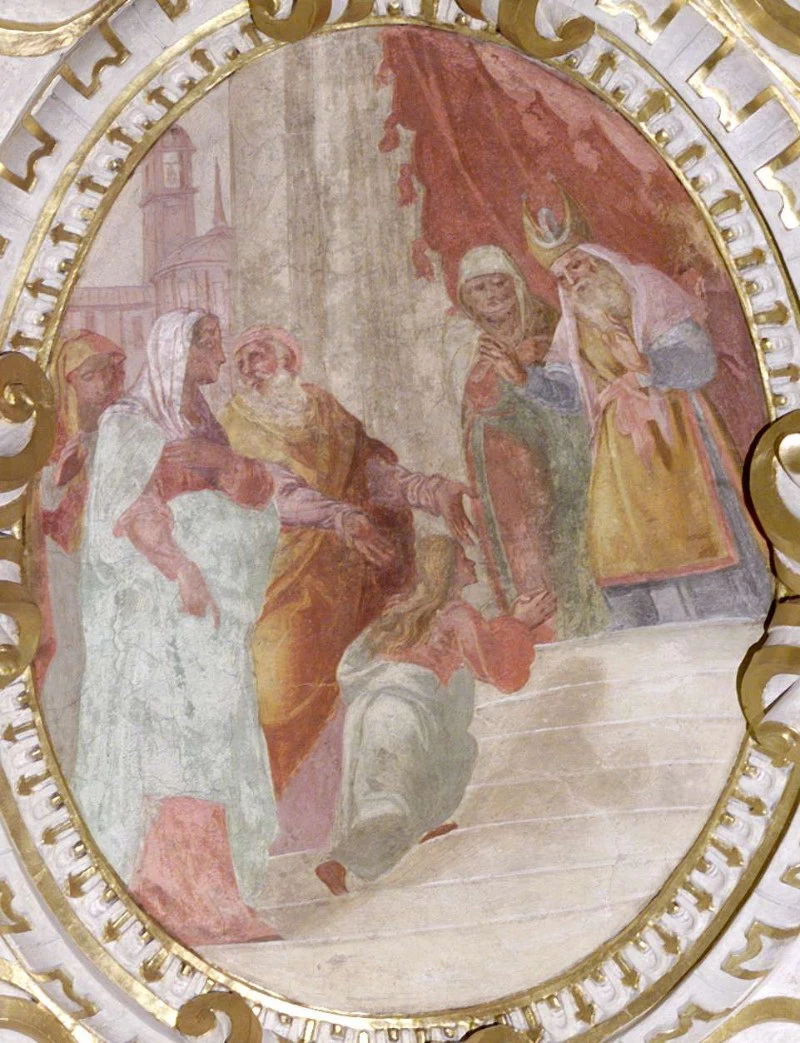 46-Gandino A. (1620), Presentazione di Maria Vergine al tempio-attribuito-beweb 