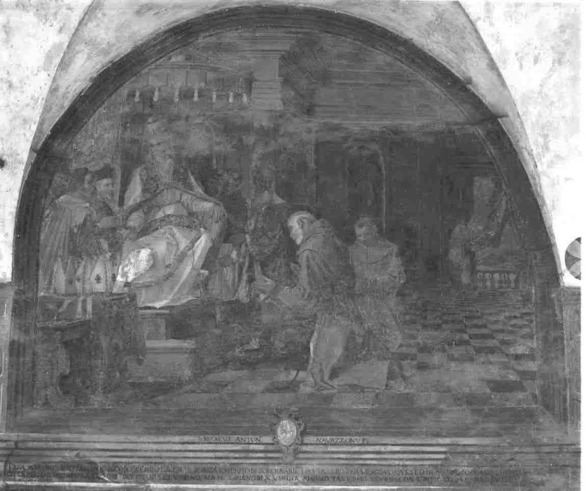  63-San Bernardino da Siena rifiuta la carica di vescovo  -Chiesa di san Giuseppe-Brescia 
