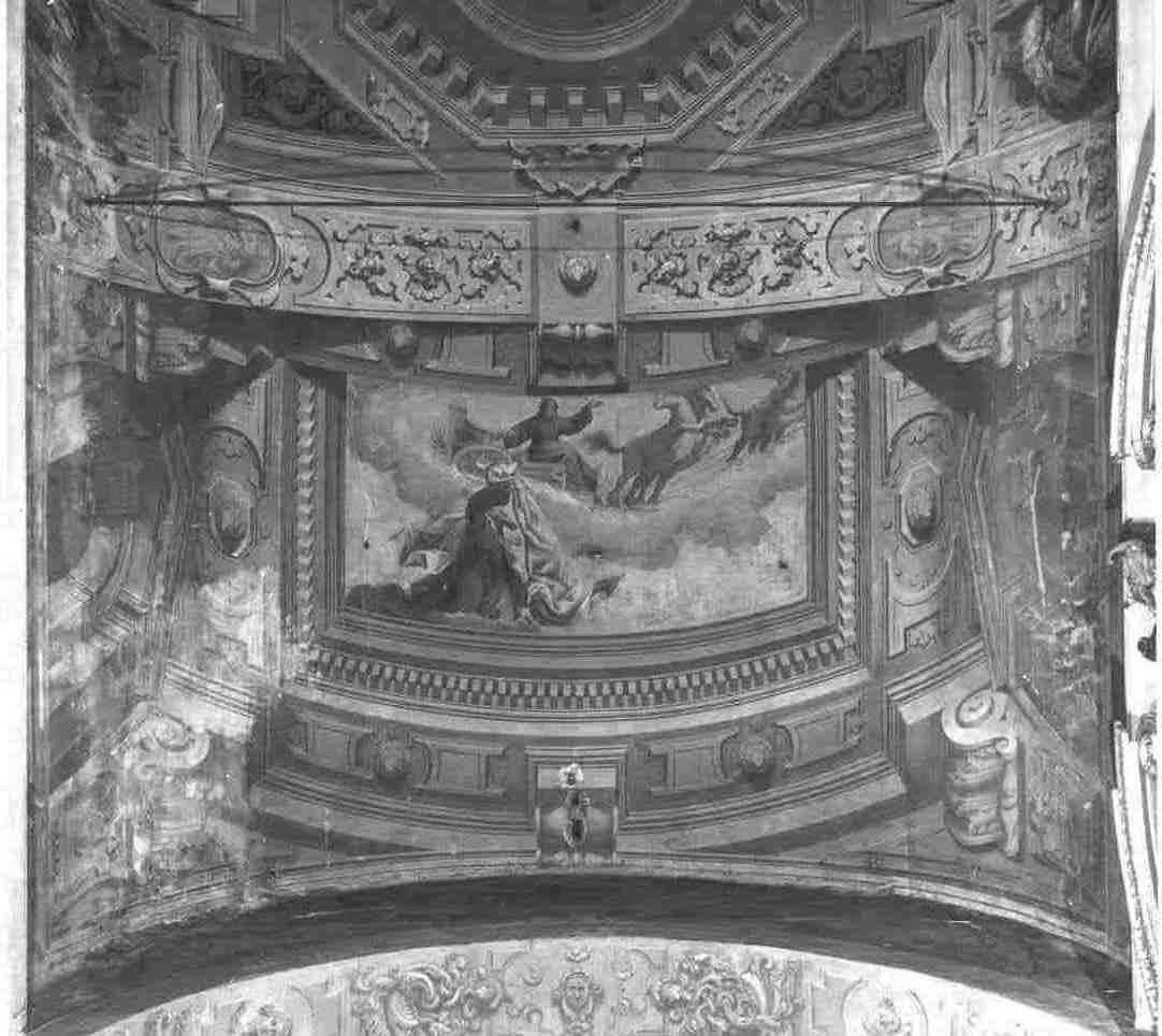 66-Elia sale al cielo sul carro di fuoco e Eliseo -Chiesa del Carmine-Brescia