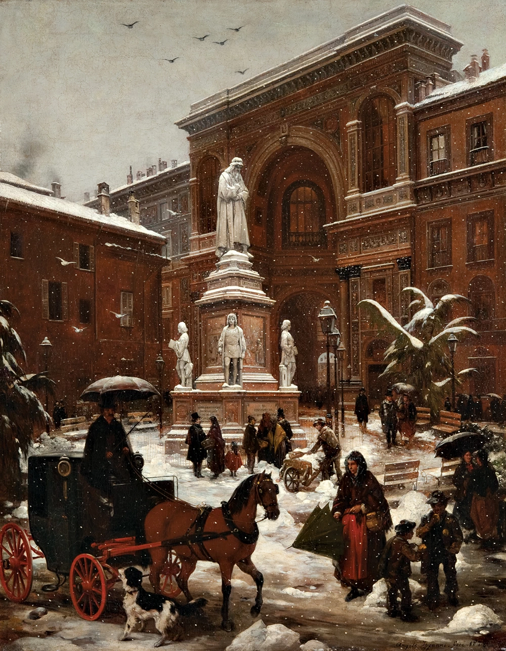 Galleria delle opere di Angelo Inganni
