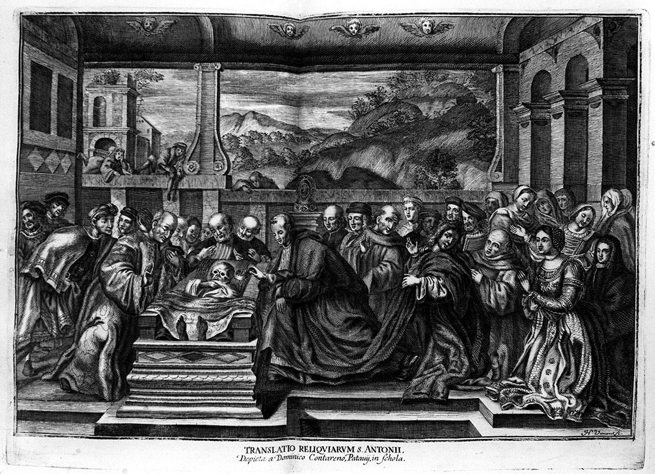 Bartolomeo Montagna 118 Translatio reliquiarum Sancti Antonii. cardinale Guido di Monfort fa aprire il sepolcro di Sant'Antonio da Padova Istituto d'Arte Duccio di