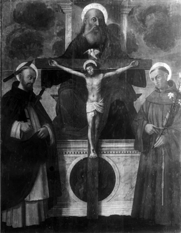Bartolomeo Montagna 53 Trinità tra San Pietro Martire e Sant'Antonio da Padova Thiene, Duomo