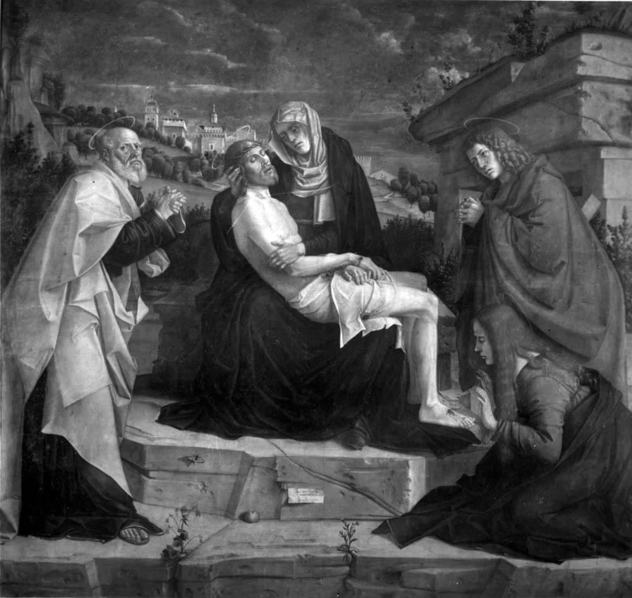 Bartolomeo Montagna 74 Pietà Vicenza, Santuario di Monte Berico, Vicenza