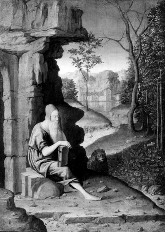 Bartolomeo Montagna 93 San Girolamo in preghiera Madrid, Museo Thyssen Bornemisza