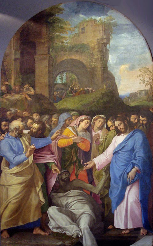 1-Girolamo Muziano-1556-Resurreziond edi Lazzaro-Orvieto