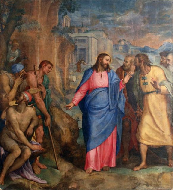 2-Girolamo Muziano-Cristo riceve i discepoli del Battista