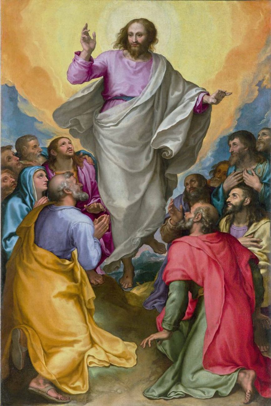 20-Girolamo Muziano, Ascensione di Cristo, 1582-84. Roma, Chiesa di Santa Maria in Vallicella