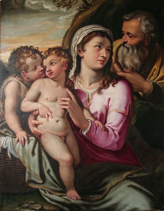 39-Muziano Girolamo da Brescia-Sacra Famiglia