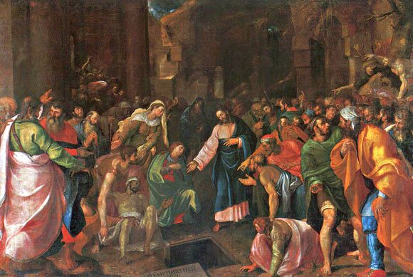 48-Munziano Girolamo-Risurrezione di Lazzaro