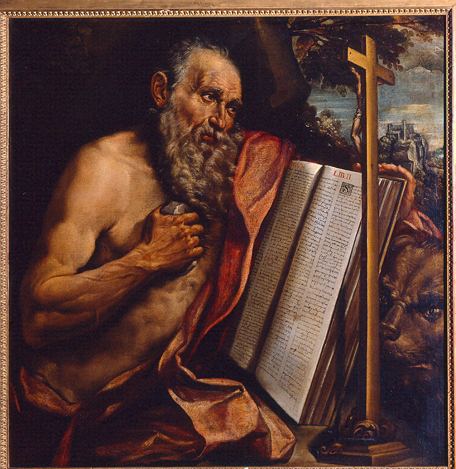 5-Muziano Girolamo da Brescia-San Gerolamo penitente-Parma