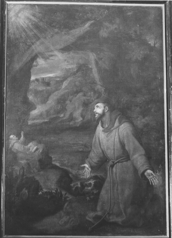 9-Muziano Girolamo da Brescia-San Francesco d'Assisi riceve le stimmate-Roma