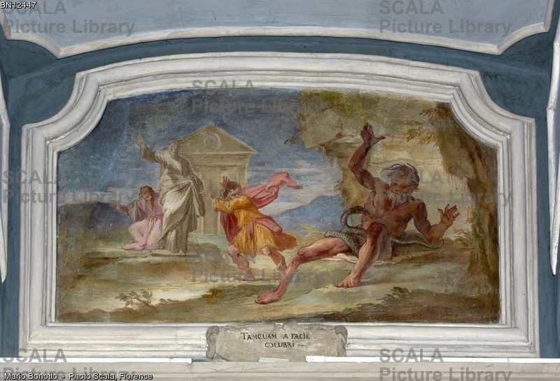 39-Il Peccato - affresco - Antonio Paglia - 1718 - Ospitaletto (Bs) chiesa parrocchiale di S. Giacomo Maggiore