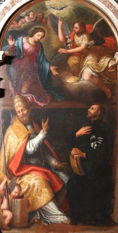 Francesco Paglia 58 Annunciazione con San Giulio e San Gaetano