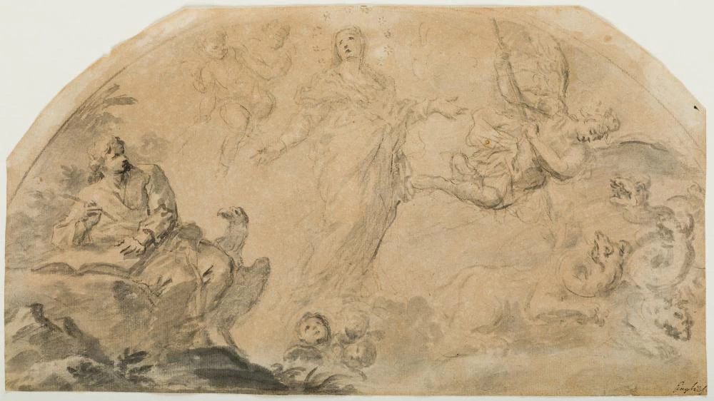 Francesco Paglia 60 La visione di San Giovanni evangelista