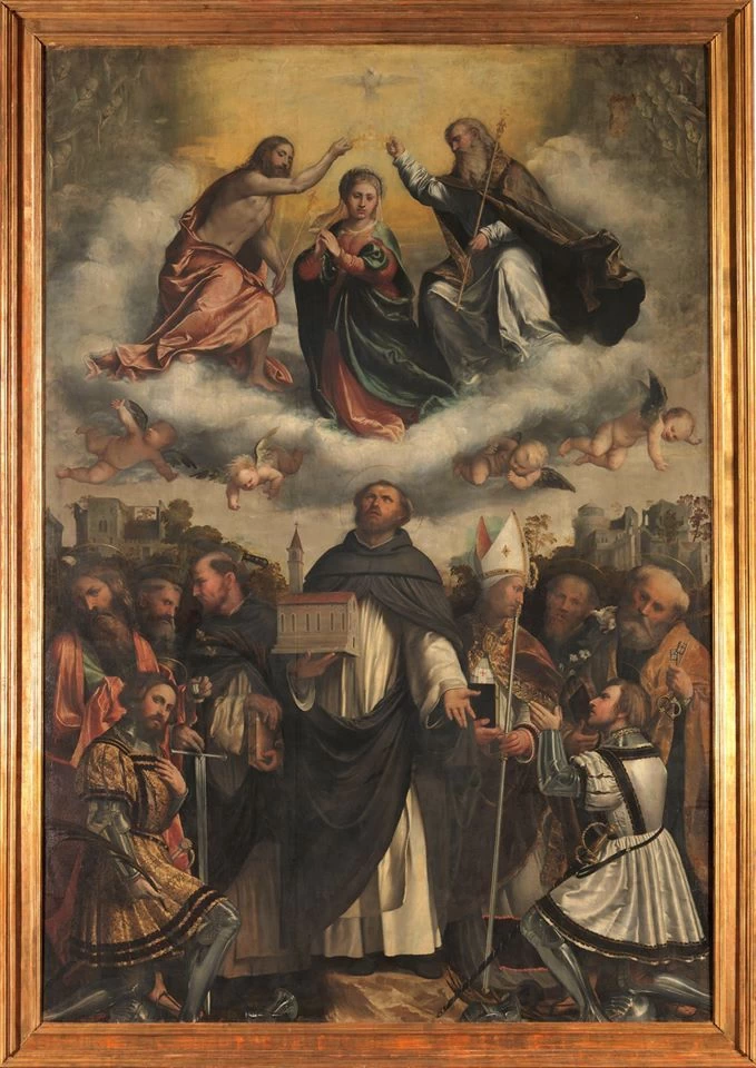 Il Romanino 10 Pala di san Domenico Brescia