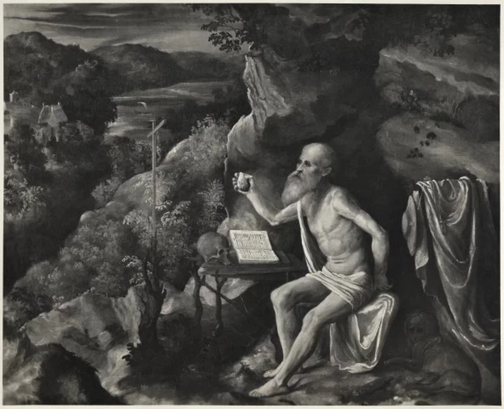 Il Romanino 160 San Girolamo penitente nel deserto Milano