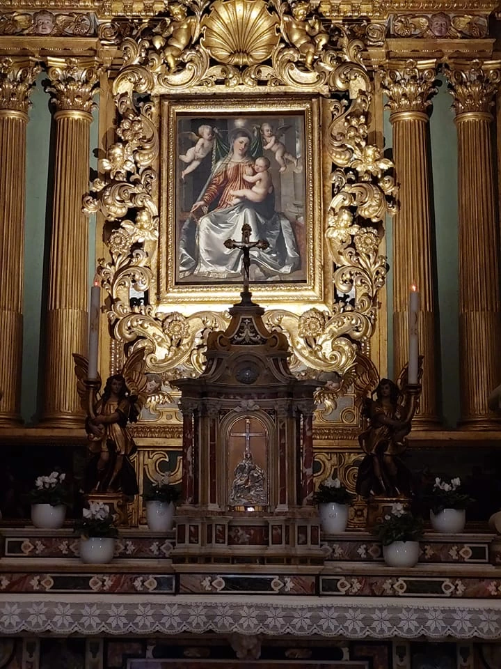 Il Romanino 389 Madonna col Bambino Santuario della Stella, Gussago BS