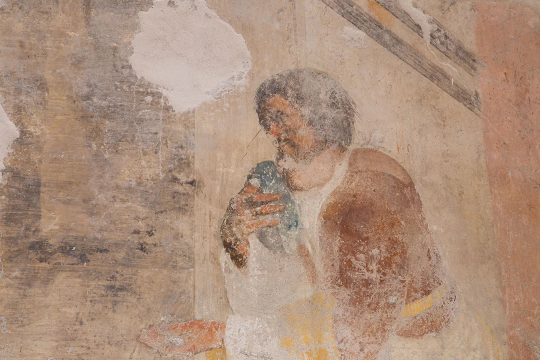Il Romanino 419 Monte Isola, Oratorio di S. Rocco dettaglio 1