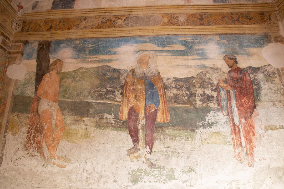 Il Romanino 423 Monte Isola, Oratorio di S. Rocco dettaglio 6