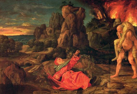 10-Tentazione di san Girolamo (1521-1525 circa), Mosca, Museo Pushkin