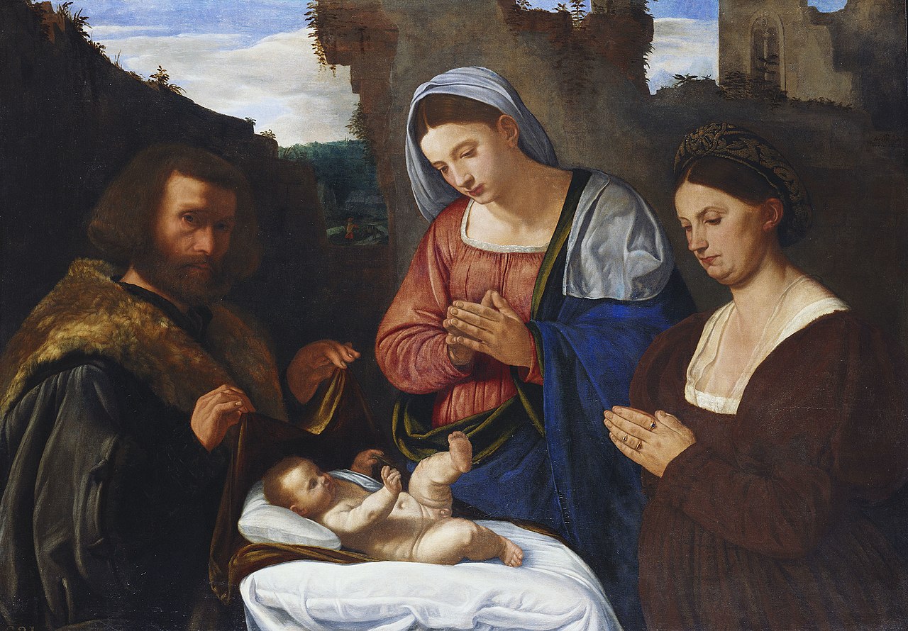 37-La vergine col Bambino e due donatori