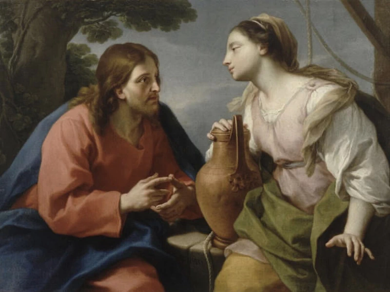 1696 Étienne Parrocel Gesù e la donna samaritana