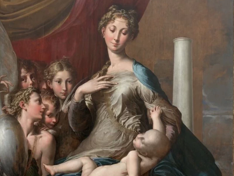 1502 Girolamo Francesco Maria Mazzola detto Parmigianino Madonna dal collo lungo Galleria degli Uffizi, Firenze