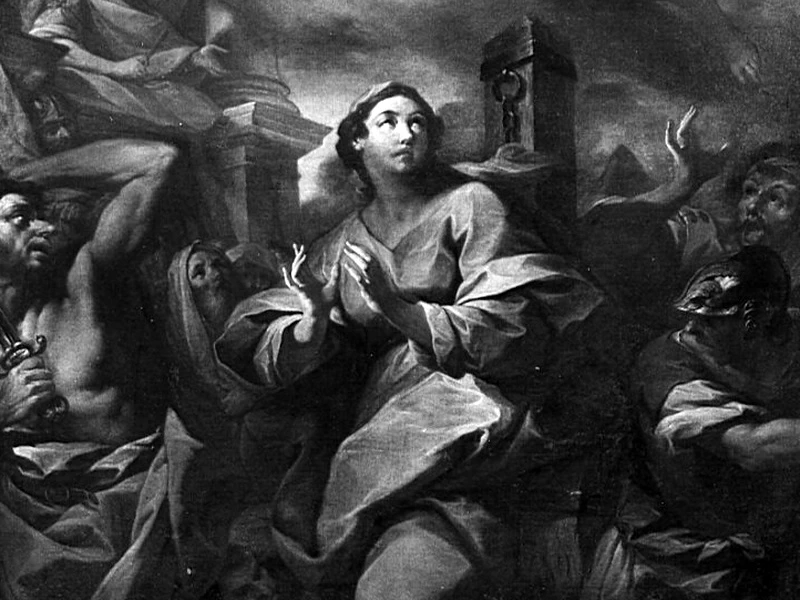 1715 Giovanni Battista Melchiorre Ronchelli Il martirio di Santa Caterina d'Alessandria Varese