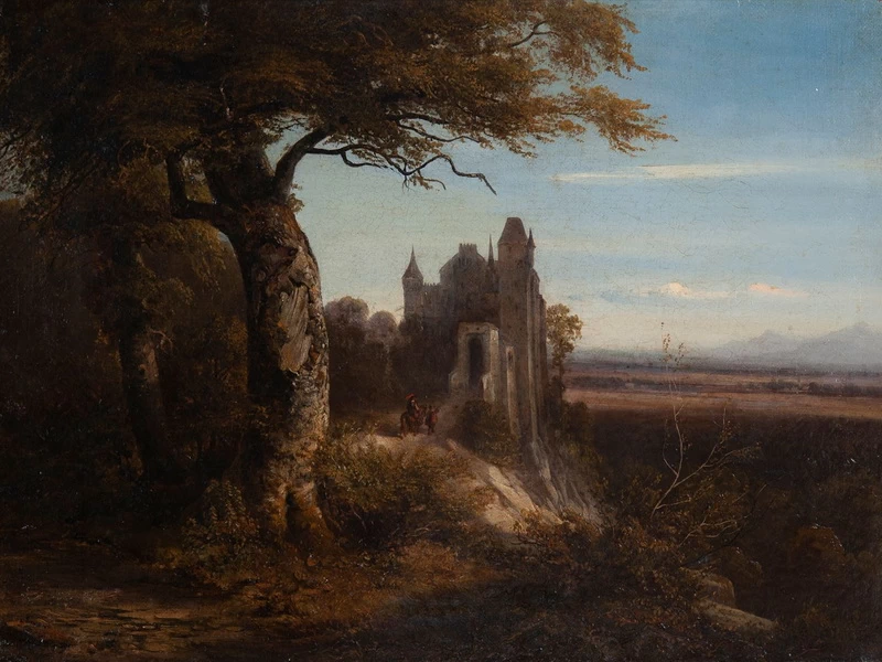 1819 Giovanni Battista Benardelli Castello nella foresta