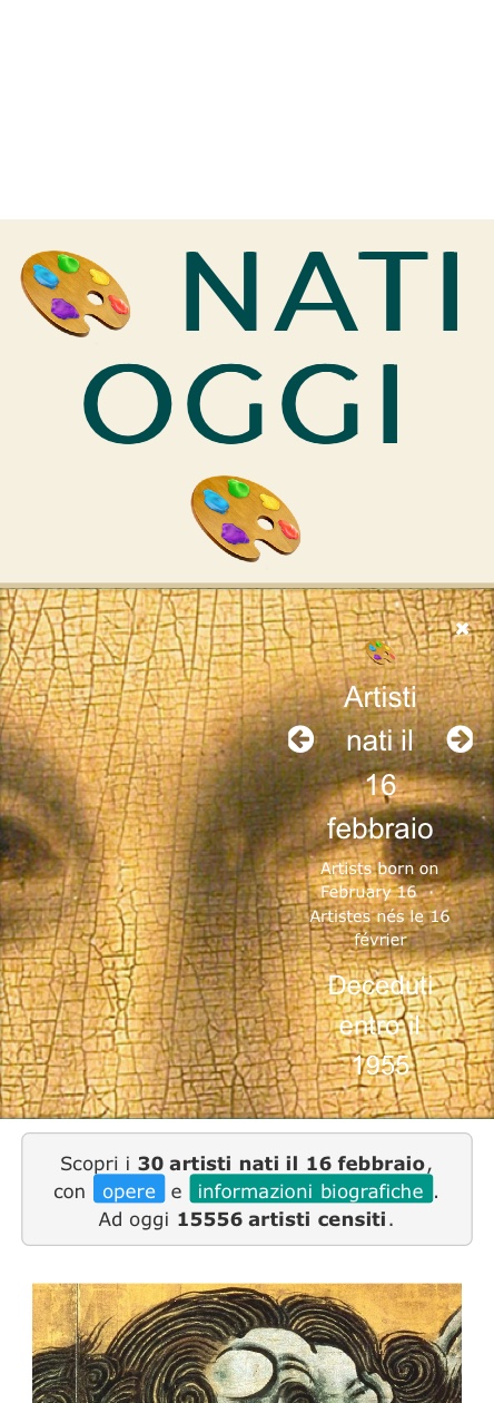 🎨 Artisti nati il 16 febbraio