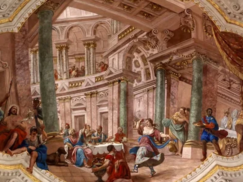 1697 Giuseppe Carlo Pedretti Storie del Battista San Giovanni Battista (Minerbio)