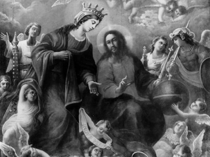 1609 Angelo da Copertino Visione di San Francesco d'Assisi alla Porziuncola Salve (LE)