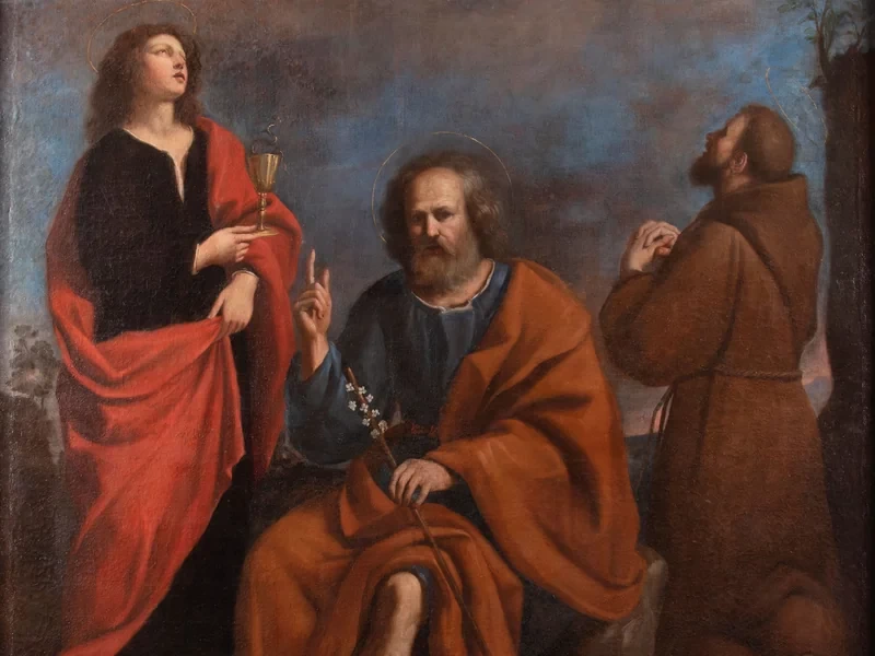 1597 Ercole Gennari San Giuseppe, San Giovanni Evangelista e San Francesco