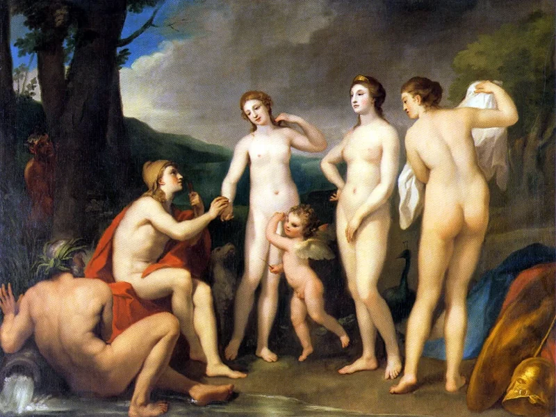1728 Anton Raphael Mengs Il giudizio di Paride Hermitage, San Pietroburgo