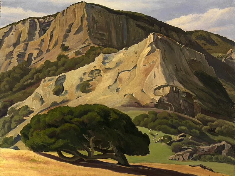1879 Edward Bright Bruce Querce e rocce San Luis Obispo (1930)