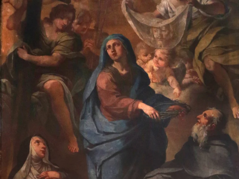 1674 Niccolò Nannetti Madonna dei doplori tra s. Giuliana e il beato Alessio Falconieri, 1764 Santissima Annunziata, Firenze
