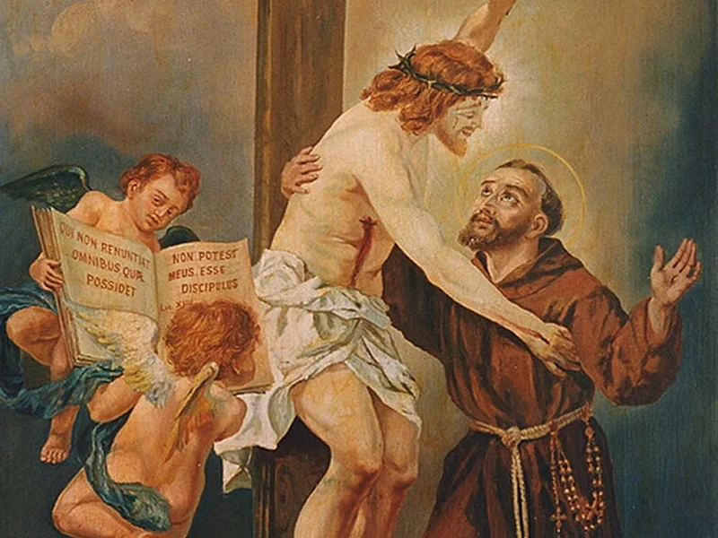 1872 Domenico Raucci Deposizione con San Francesco Episcopio di Isernia