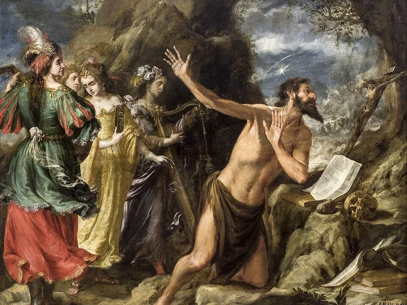 1622 Juan de Valdés Leal Le tentazioni di San Girolamo