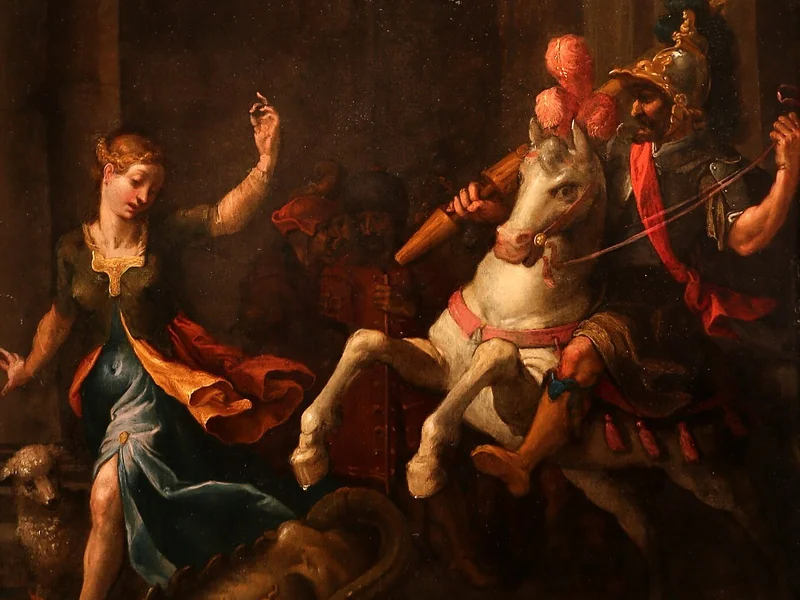 1538 Giovanni Paolo Lomazzo San Giorgio e il drago