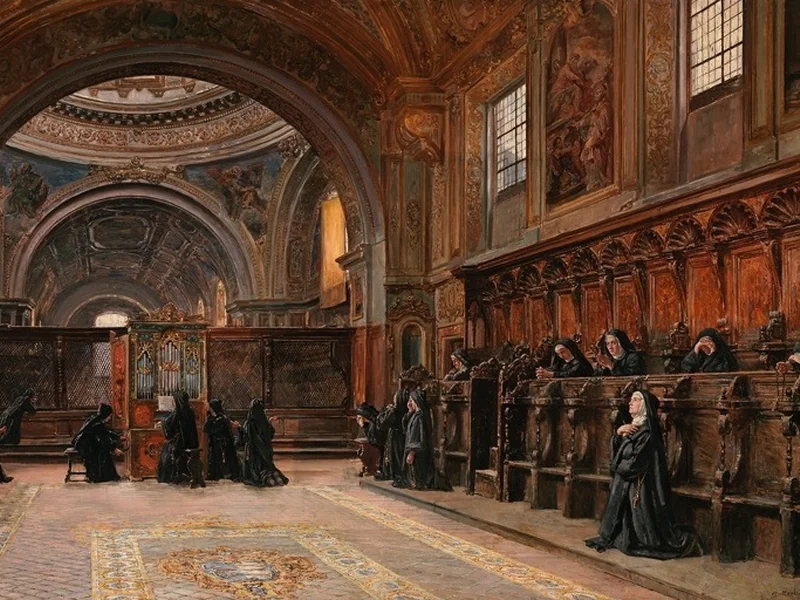 1842 Domenico Battaglia Coro Santa Maria Donnaregina Nuova