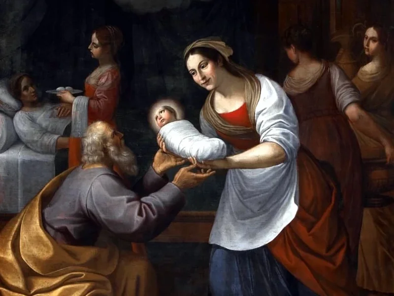 1577 Giovanni Battista Bertusio, detto Todeschino Nascita di Maria Vergine Bologna